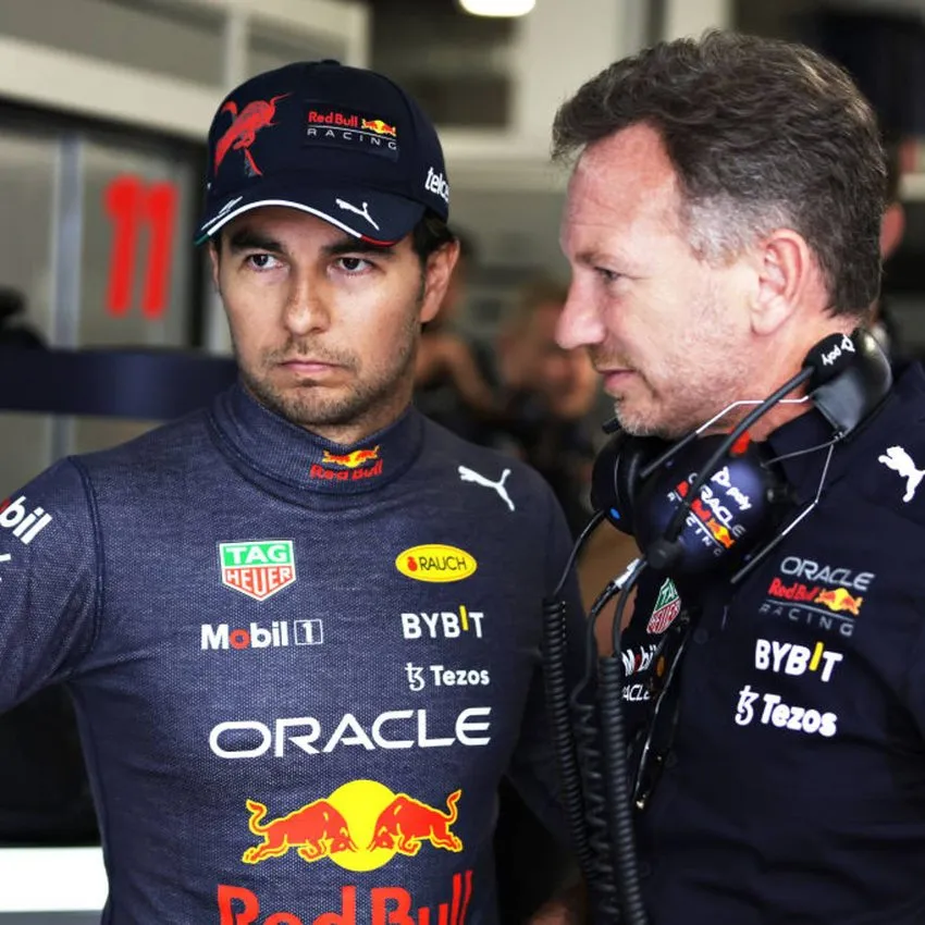 AP Horner y Checo previo a un GP de la F1