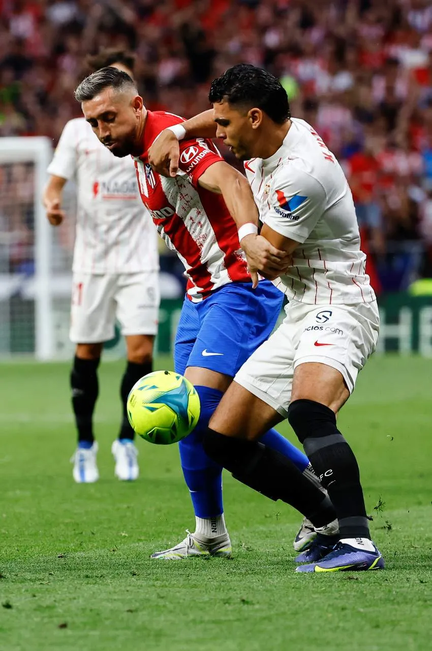 EFE HH en su último partido como Colchonero en el Wanda