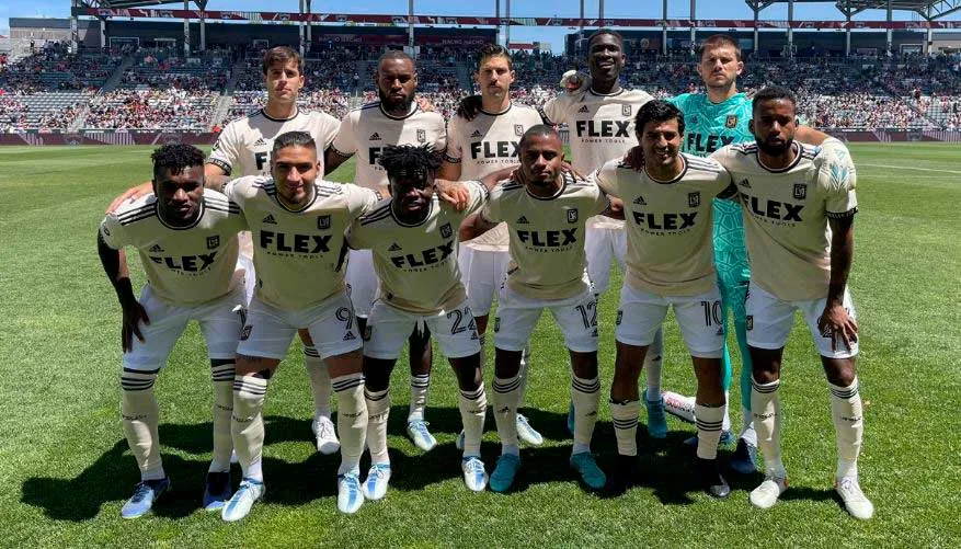 TWITTER @LAFC Jugadores del LAFC previo al duelo