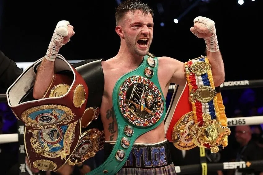 INSTAGRAM: @JoshTaylorBox1 Josh Taylor después de una pelea