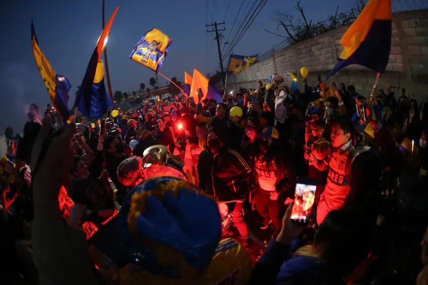 IMAGO 7 Afición de Tigres previo a un partido