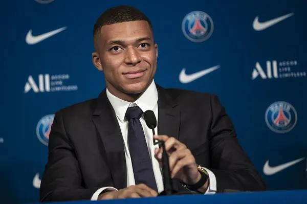 EFE Kylian Mbappé en conferencia de prensa
