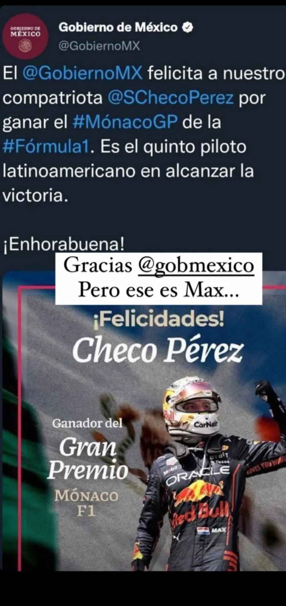 ESPECIAL La cuenta cometió un error al poner la imagen de Max