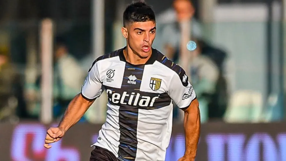 INSTAGRAM | @JUANBRUNETTA_97 Juan Brunetta jugando partido con Parma