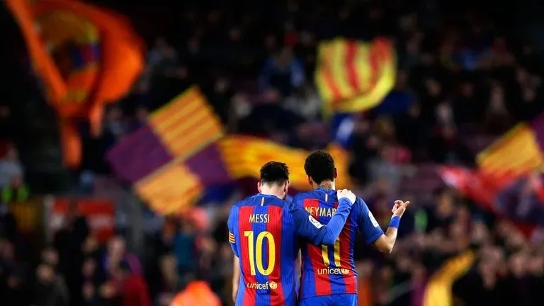 AP Messi y Neymar con el Barcelona