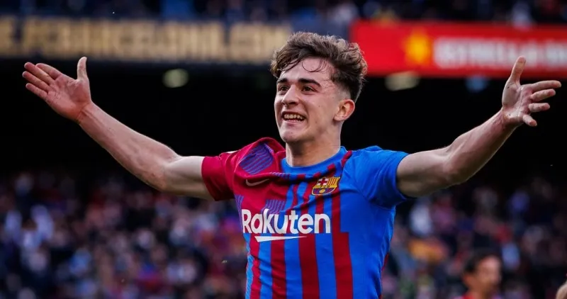 EFE Gavi tras marcar gol del Barça contra el Atlético