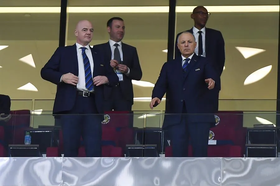 EFE Infantino en el Costa Rica vs Nueva Zelanda