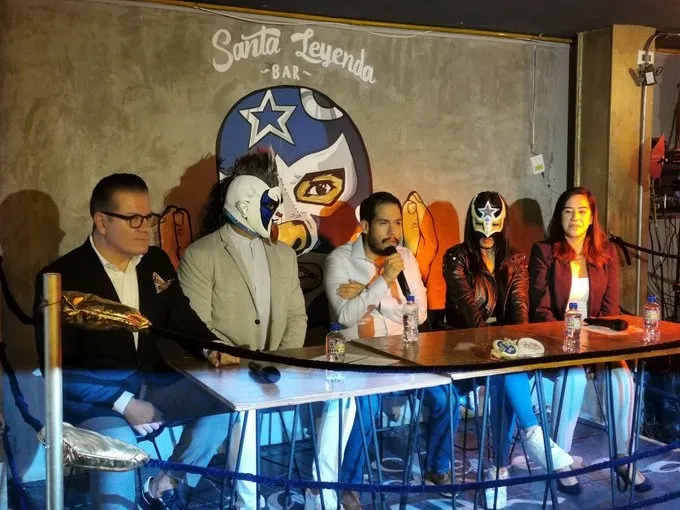 TWITTER: @LuchaAztecaAAA Conferencia de prensa Lucha Libre AAA
