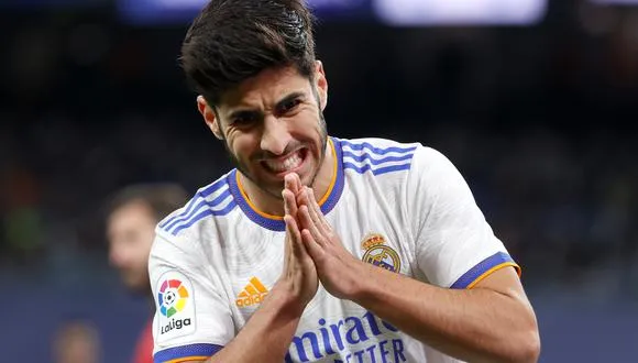 EFE Marco Asensio con el Real Madrid