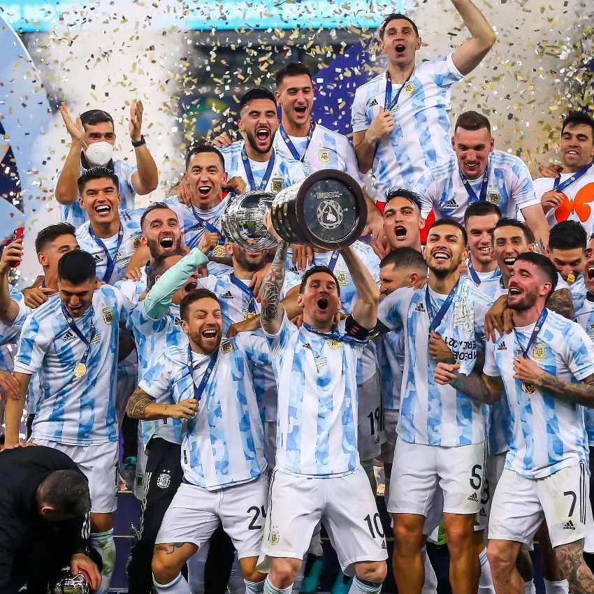 AP Argentina cuando ganó la Copa América