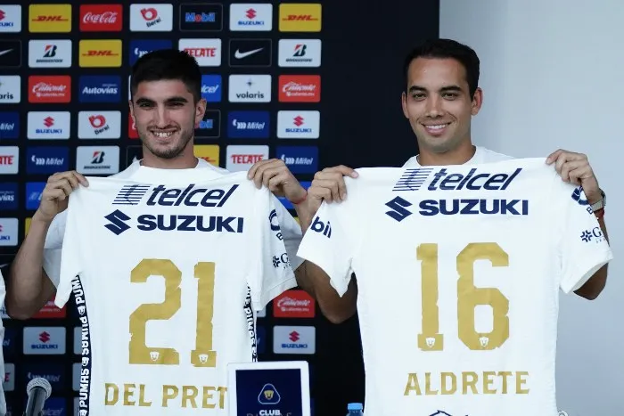 IMAGO7 Del Prete y Aldrete con Pumas