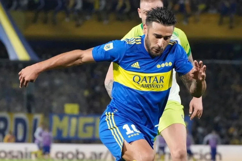 INSTAGRAM: @TotoSalvio Eduardo Salvio durante un partido de Boca Juniors