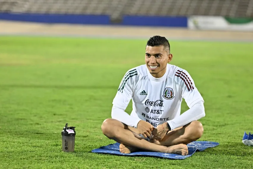 IMAGO 7 Orbelín Pineda en entrenamiento con el Tricolor