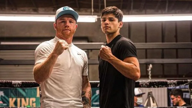 INSTAGRAM @kingryan Ryan García con el Canelo Álvarez