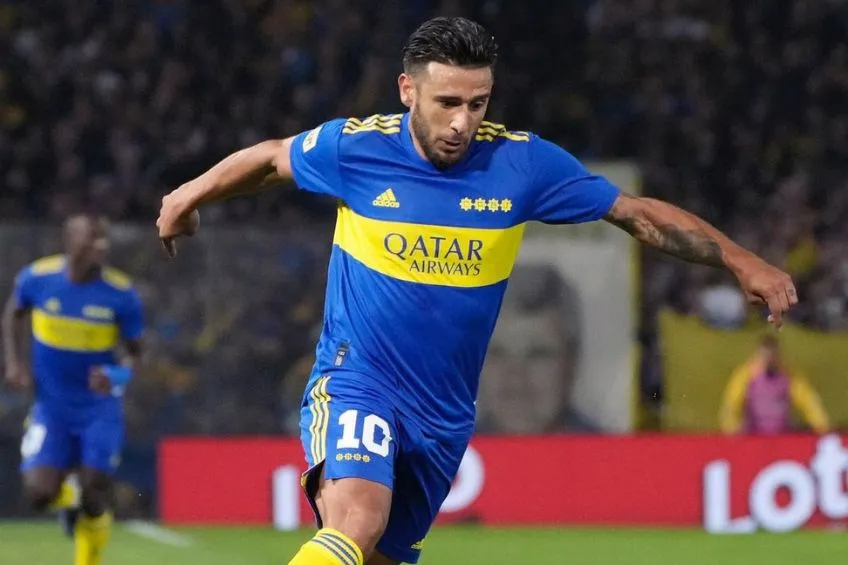 INSTAGRAM: @TotoSalvio Eduardo Salvio durante un partido de Boca Juniors