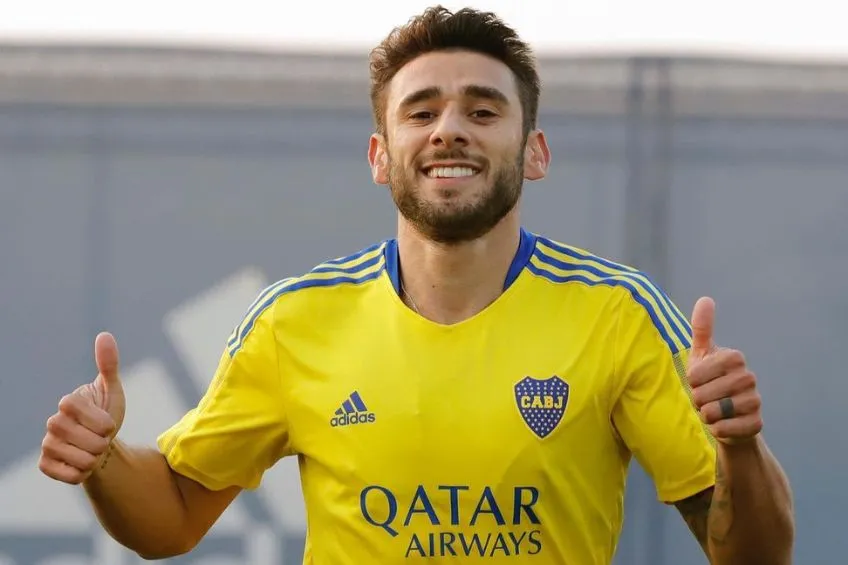 INSTAGRAM: @TotoSalvio Eduardo Salvio entrenando con Boca Juniors