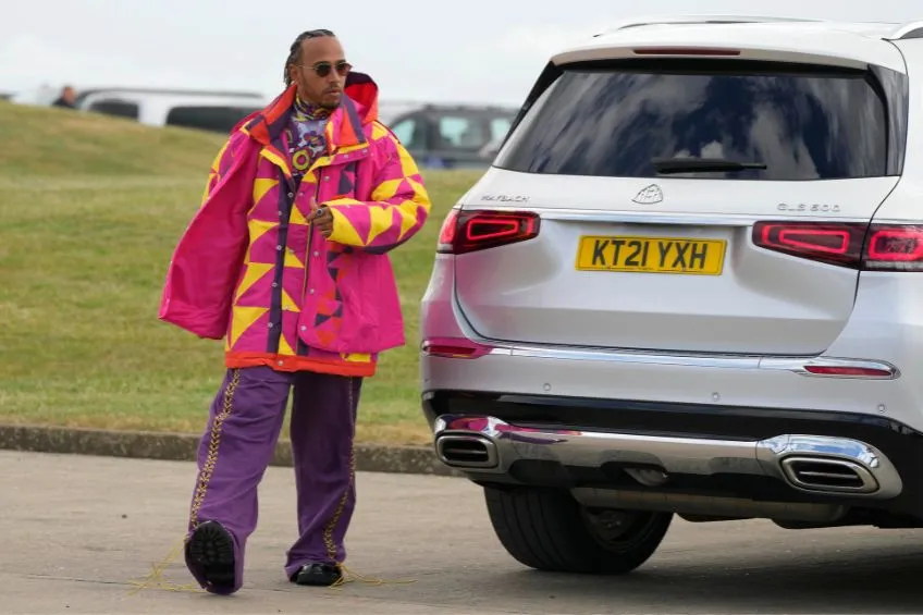 AP Lewis Hamilton previo al GP de Silverstone