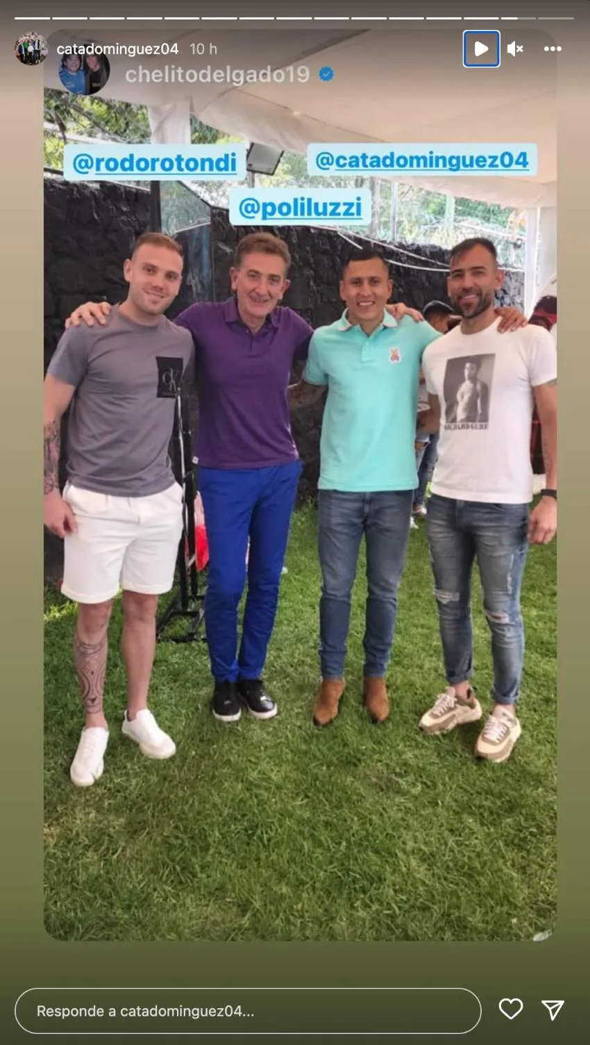 INSTAGRAM: @catadominguez04 Rotondi en la fiesta