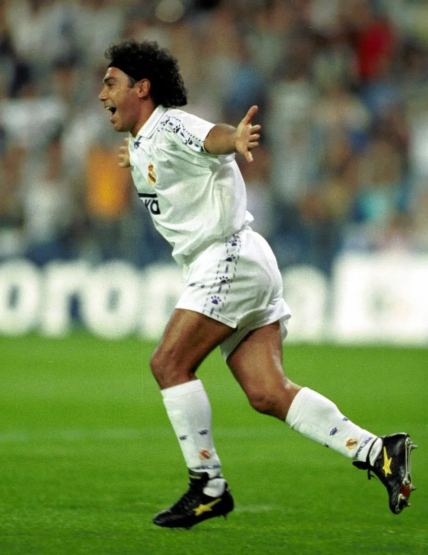 MEXSPORTS Hugo Sánchez celebrando un gol con el Real Madrid