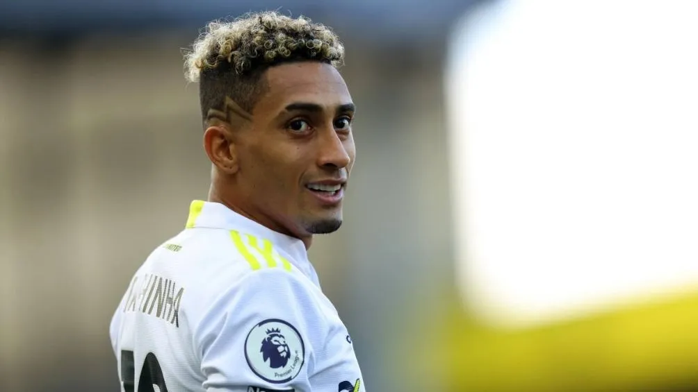 AP Raphinha durante un partido del Leeds United