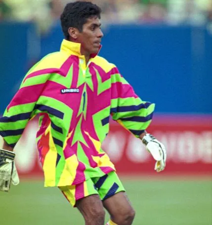 MEXSPORT Jorge Campos, durante un juego