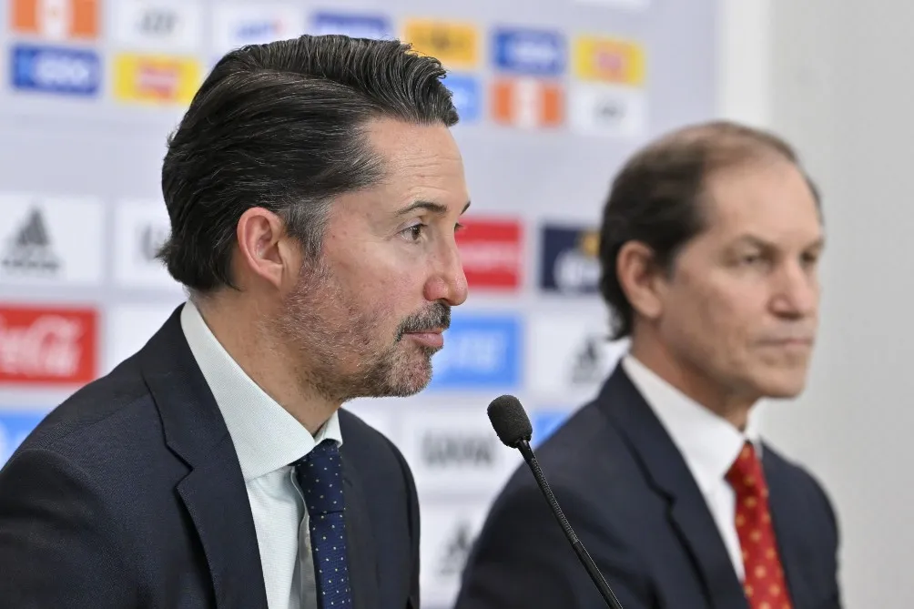 IMAGO7 Jaime Ordiales y Yon de Luisa en la presentación de Director de Selecciones Nacionales