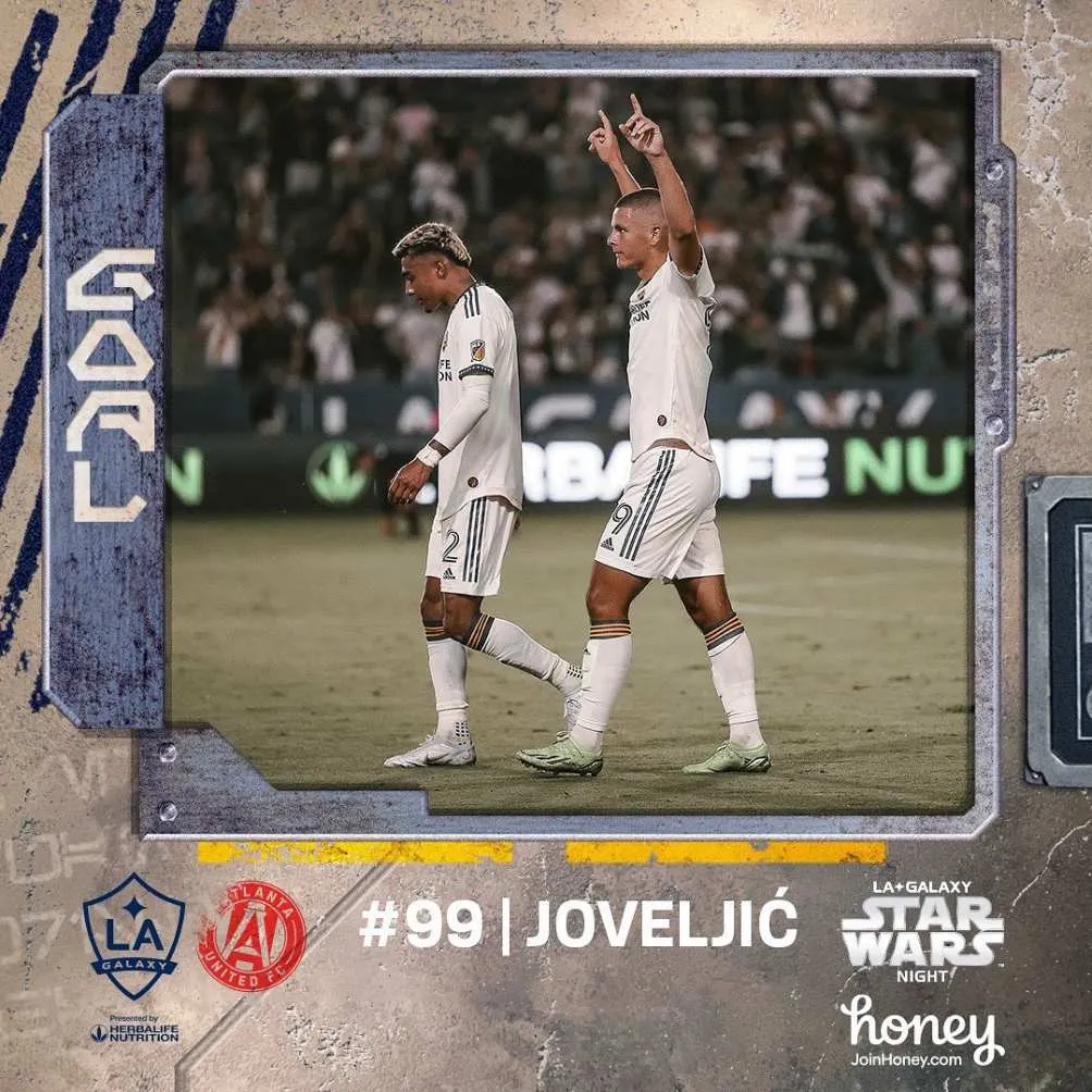 IG | @LAGALAXY Joveljic logró su noveno gol de la campaña