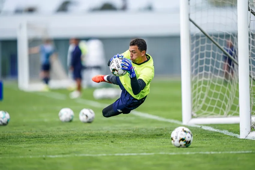 TWITTER: @amarchesin1 Marcehsín en entrenamiento con el Porto