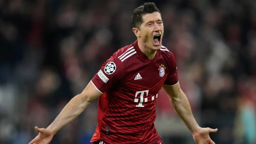 AP Lewandowski pasó ocho años con el Bayern Munich