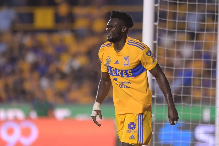 IMAGO7 Jordy Caicedo durante un partido con Tigres
