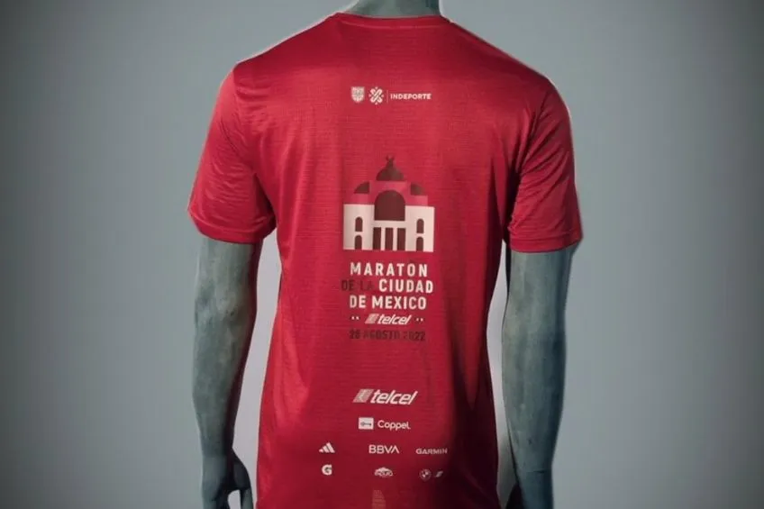 ESPECIAL Playera que será utilizada durante el Gran Maratón de la CDMX