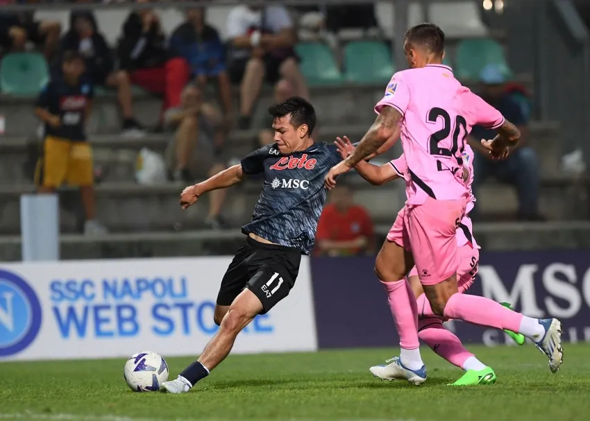 TWITTER: @sscnapoli Lozano en el empate de Napoli ante Espanyol