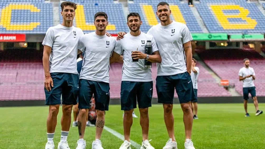 ANTONIO GONZÁLEZ El argentino visitó Camp Nou con la camiseta del Atlético