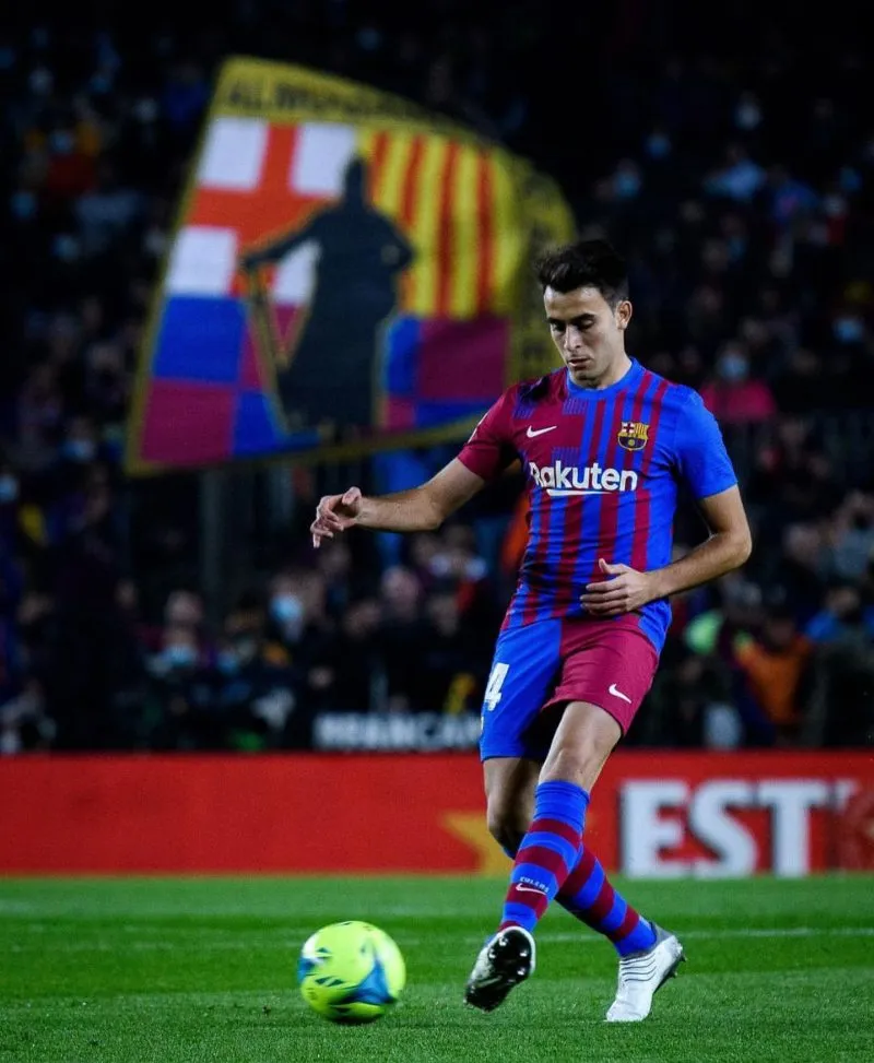 INSTAGRAM: @ERICGM3 Eric García en partido con el Barcelona