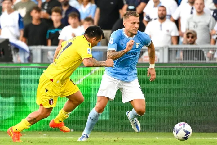 AP Immobile en acción con la Lazio