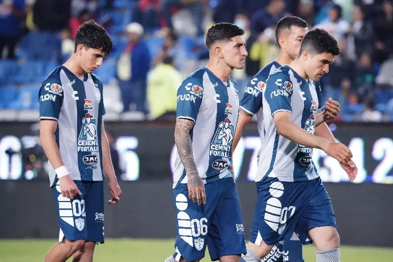 IMAGO7 Jugadores de Pachuca en lamento