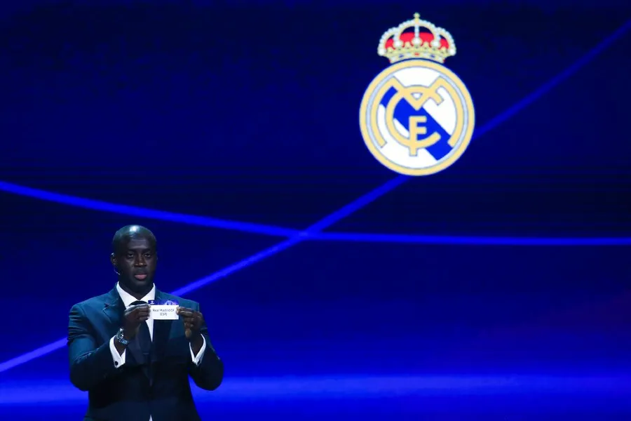 AP Yaya Touré en el sorteo de la Champions League
