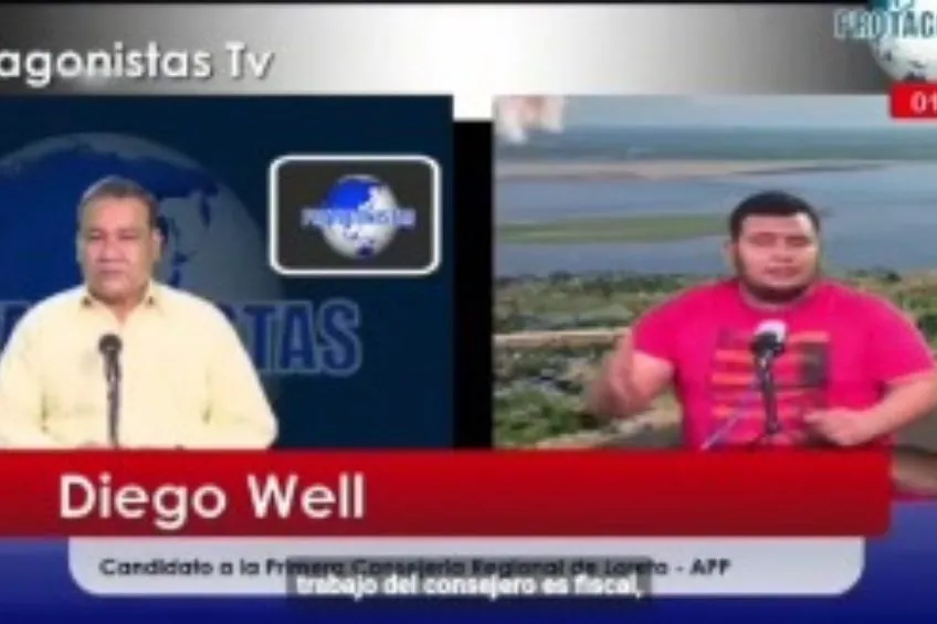 ESPECIAL Político de Perú durante una entrevista