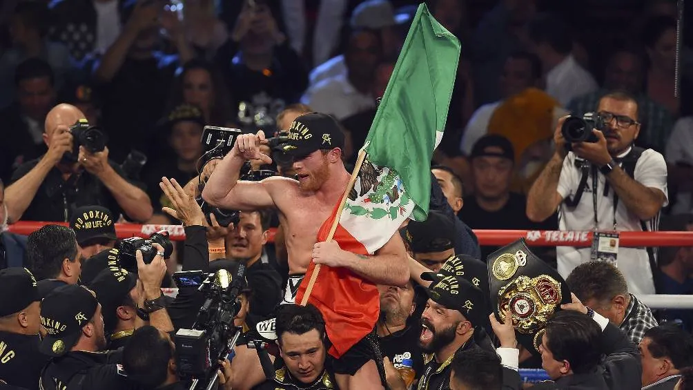 MEXSPORT Canelo tras vencer a Golvkin