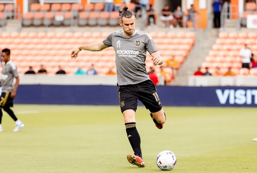 TWITTER: @LAFC Bale previo a un partido con LAFC