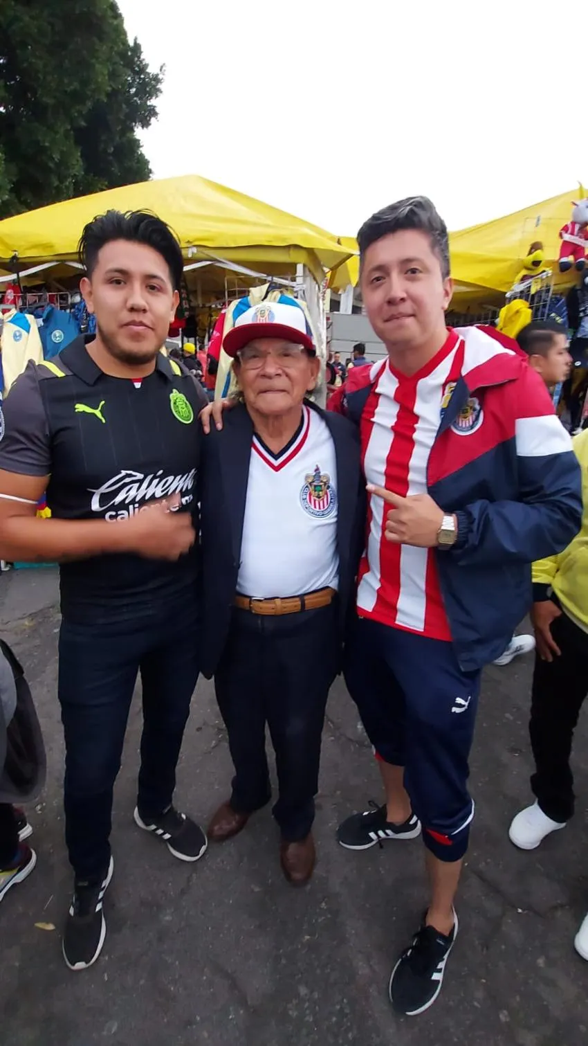 ENRIQUE GUTIÉRREZ Abuelito verá a Chivas por primera vez en sus 90 años