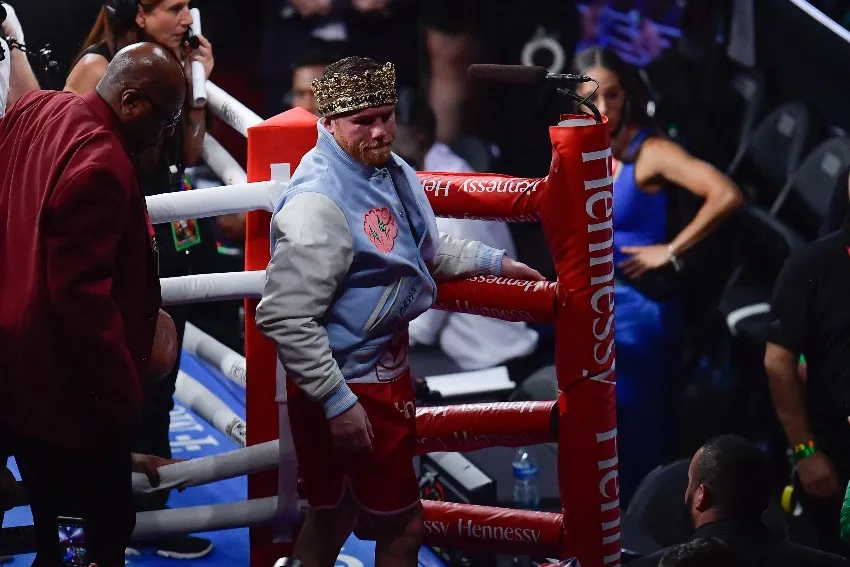 MEXSPORT Canelo Álvarez tras vencer a GGG