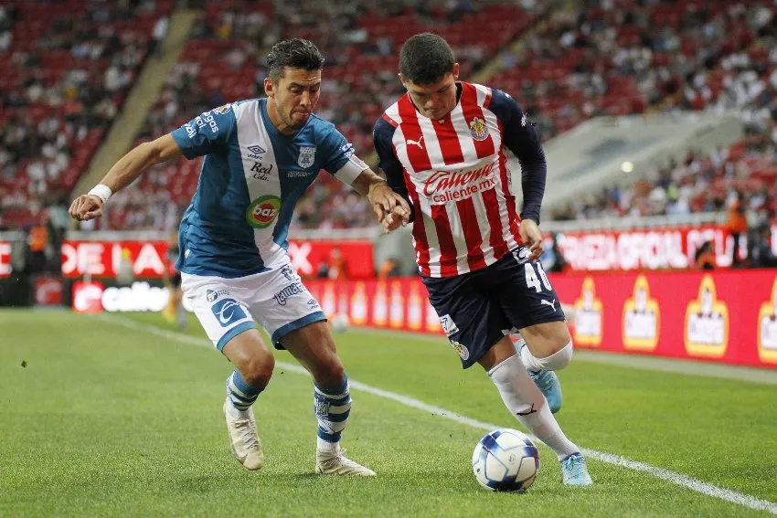 MEXSPORT Sebas Martínez en un partido de Chivas