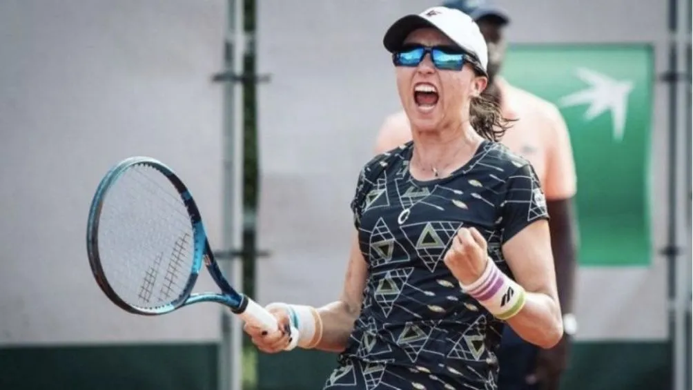 INSTAGRAM | @Fercongo La mexicana celebra en Roland Garros