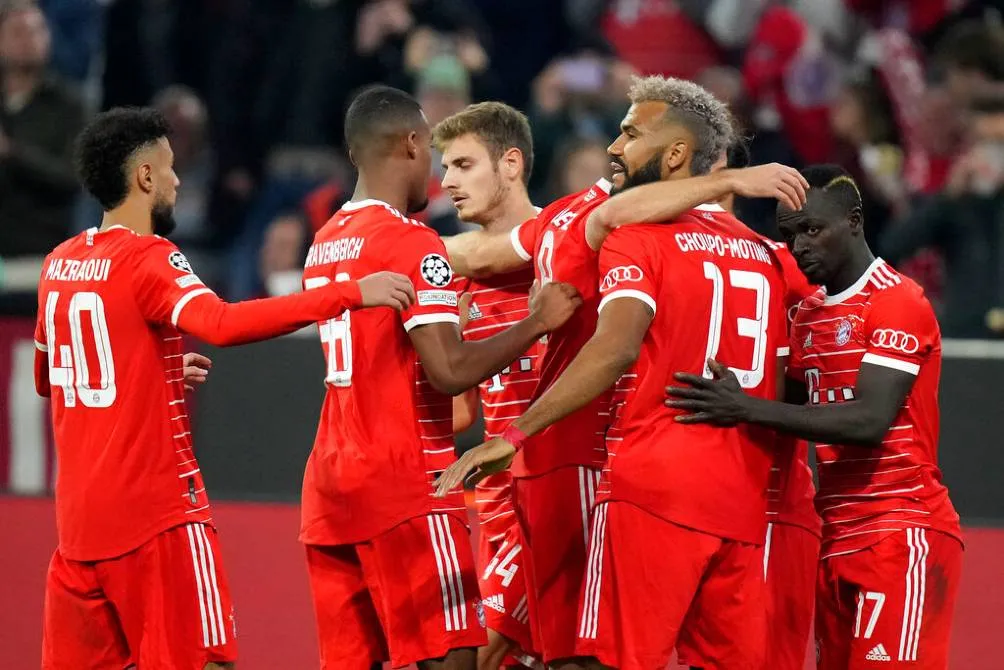 AP Bayern Munich celebra su victoria ante el Viktoria Plzeň