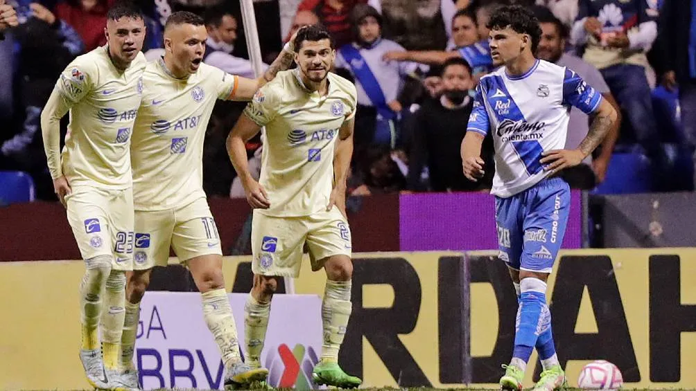 IMAGO7 América goleó al Puebla en el Cuauhtémoc