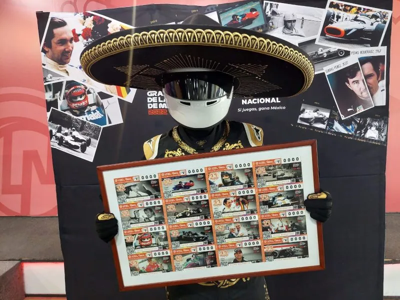 CORTESÍA Boleto conmemorativo de la Lotería Nacional