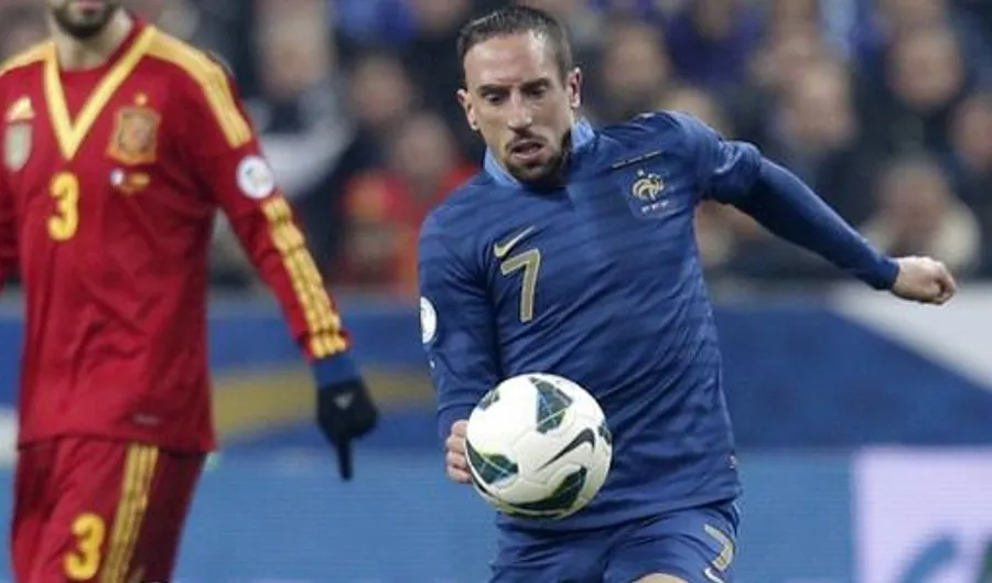 AP Ribéry con la selección de su país