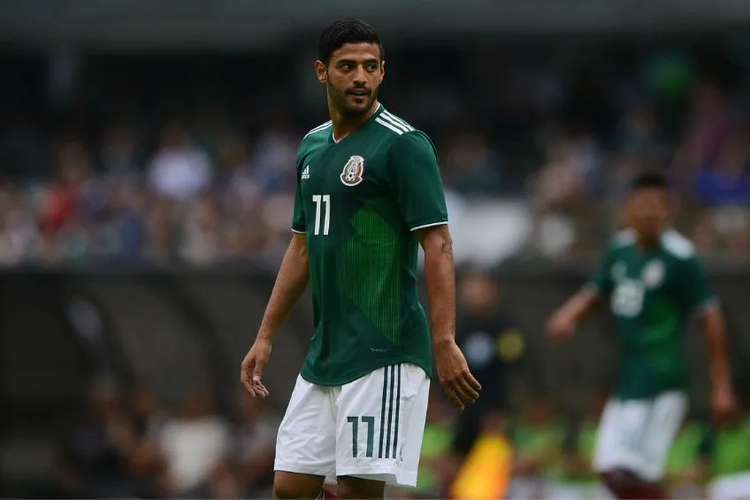 IMAGO7 Carlos Vela durante un partido de la Selección Mexicana