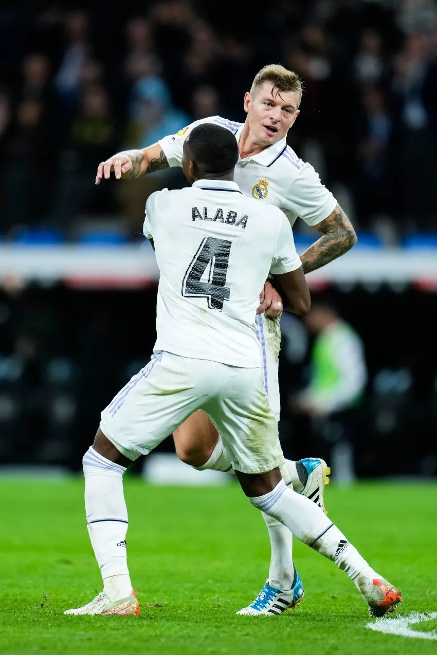 AP Toni Kroos en celebración de gol